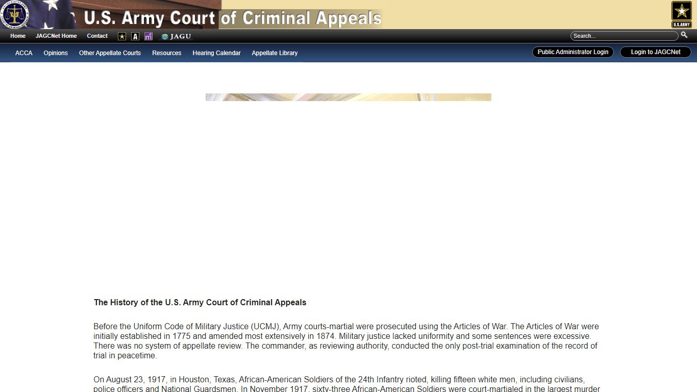 Army Court of Criminal Appeals